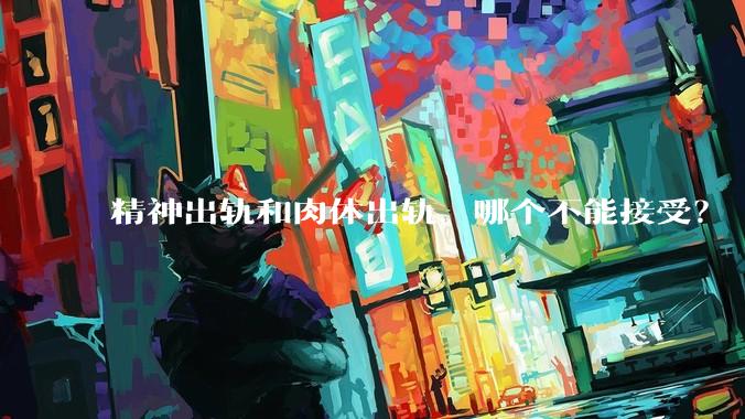精神出轨和肉体出轨，哪个不能接受？