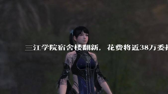 三江学院宿舍楼翻新，花费将近38万委托公司搬运行李，结果只有一个阿姨挑着扁担搬运行李，如何评价？