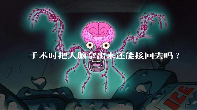 手术时把大脑拿出来还能接回去吗?