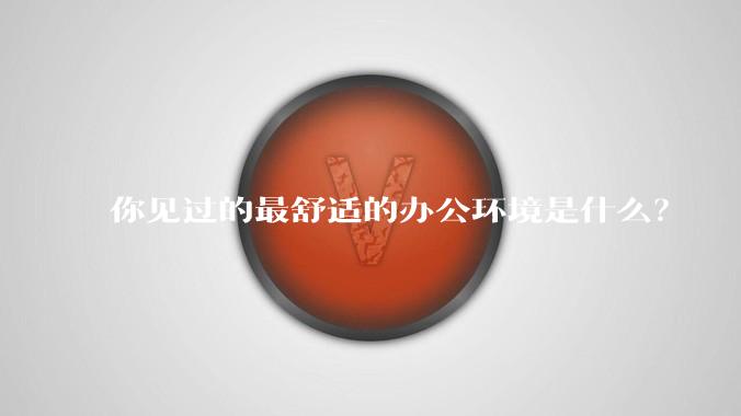 你见过的最舒适的办公环境是什么？