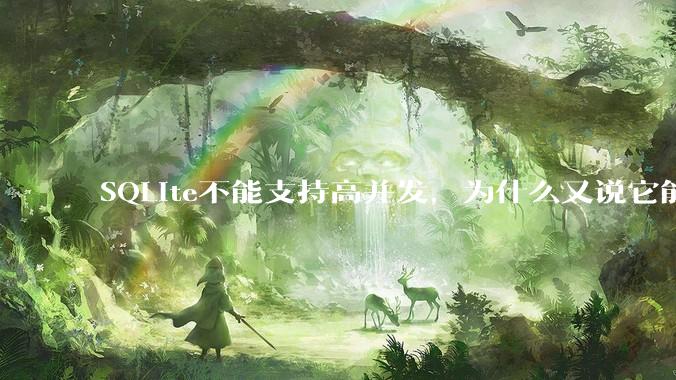 SQLite不能支持高并发，为什么又说它能支持 10万 的日访问量？
