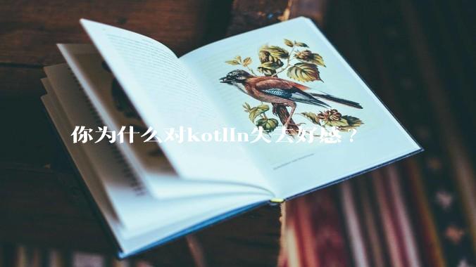 你为什么对kotlin失去好感?