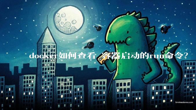 docker如何查看 容器启动的run命令？