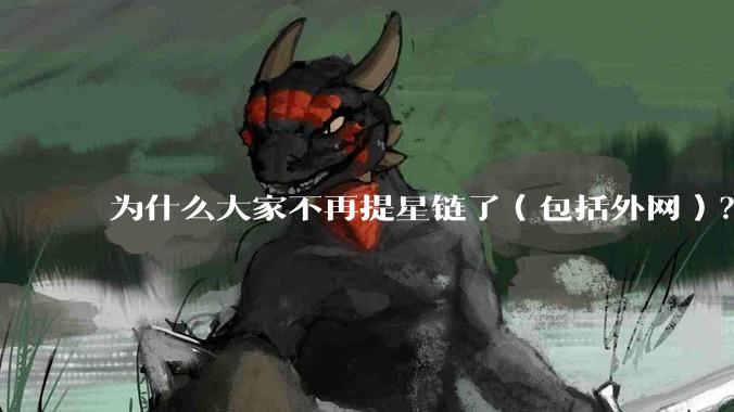 为什么大家不再提星链了（包括外网）？
