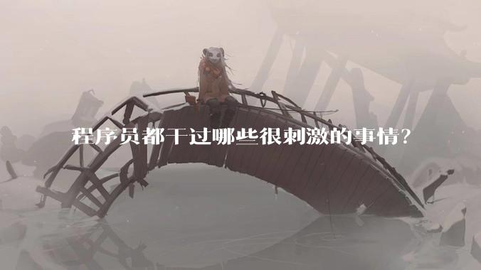 程序员都干过哪些很刺激的事情？