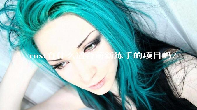 rust有什么适合萌新练手的项目吗？