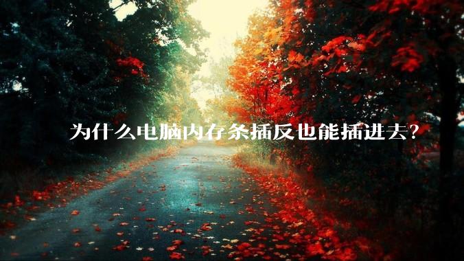 为什么电脑内存条插反也能插进去？