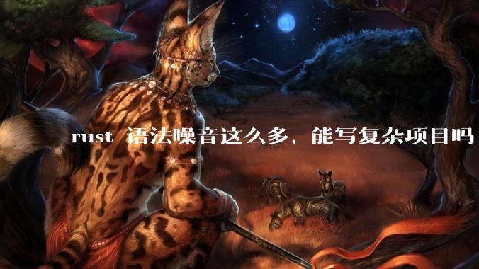 rust 语法噪音这么多, 能写复杂项目吗?